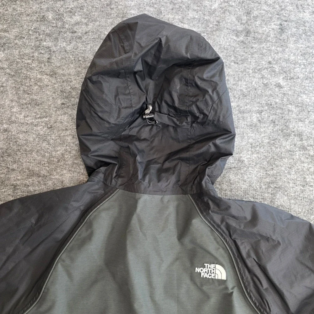 The North‎ Face Jacket Womens Medium Regular Grey Black DryVent Full Zip Hooded